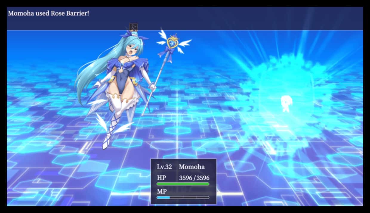 爱与和平的魔法少女 Roseleaf背景